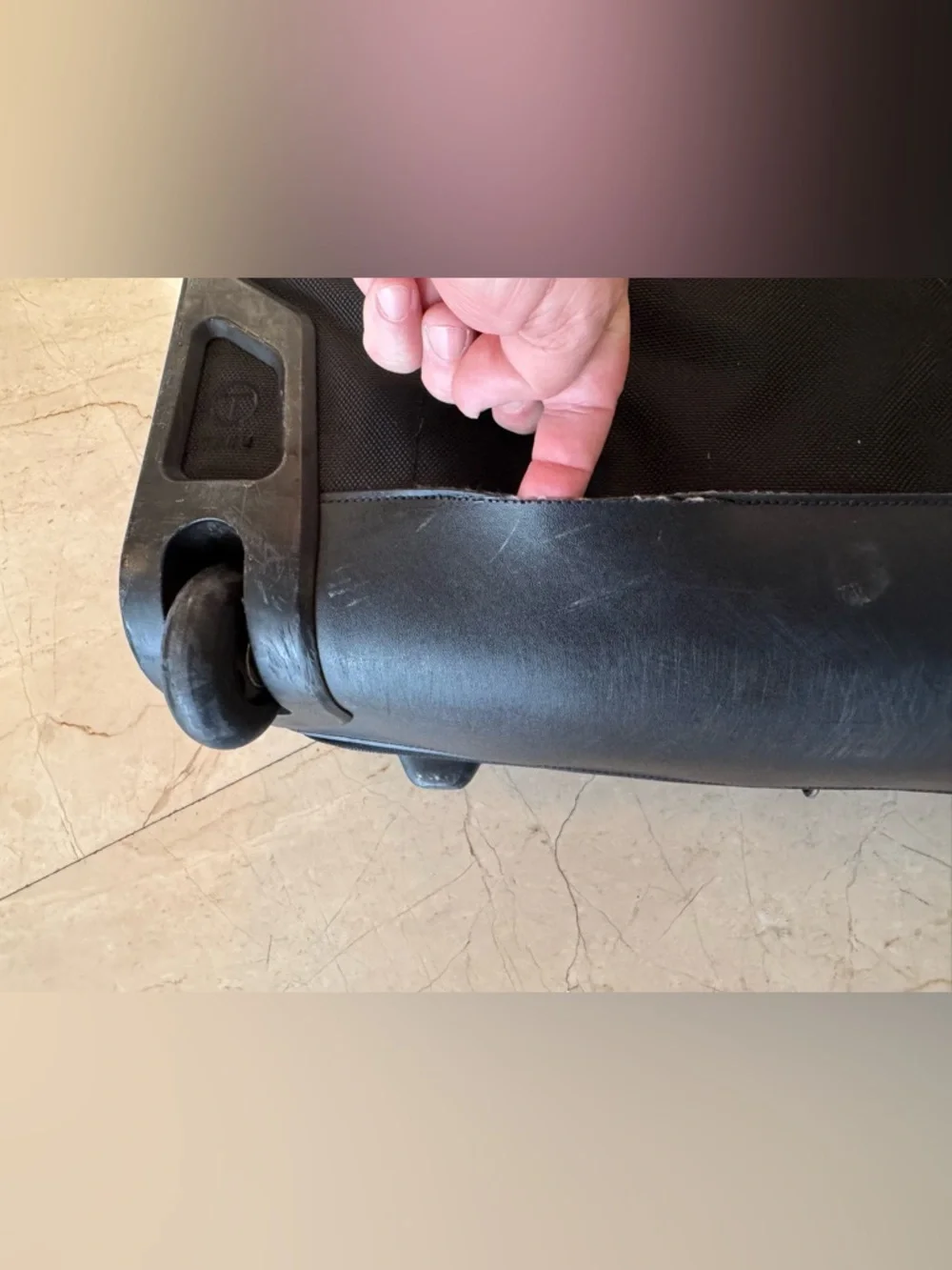 Tumi Black Rolling Carry-On Garment Bag
